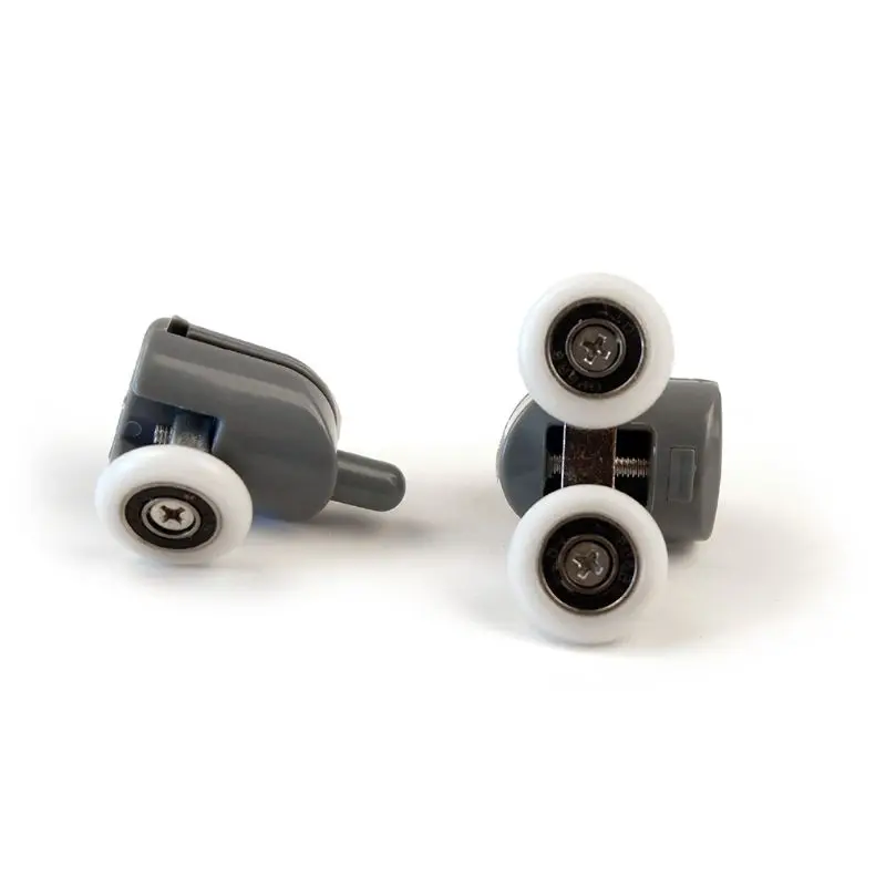 8 шт./компл. Регулируемый душевой кабины качается шкив валик для ванной колёса