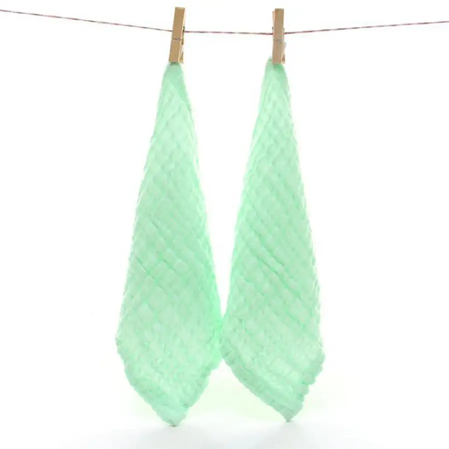 6 слоев чистого хлопка марля квадратное полотенце 30*30 см мочалка Слюна для