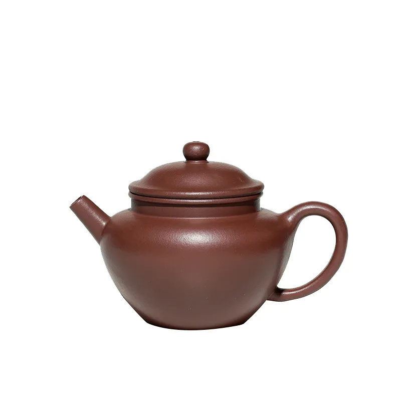 

Yixing Zisha teapot original mine stale old purple clay dusk ancient teapot household sketch Kung Fu Teapot Tea Set