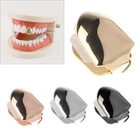 Удобный пользовательский золотой серебряный маленький однозубчатый гриль хип-хоп гриль для зубов