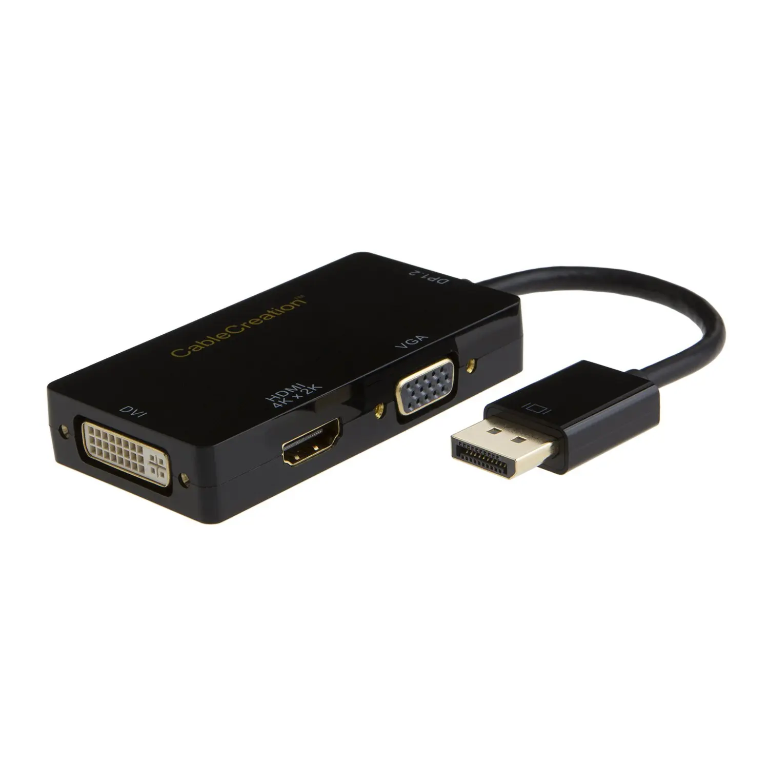Переходник с порта дисплея на HDMI/DVI/VGA переходник 3-в-1 DP разрешение 4K 2K для HDMI