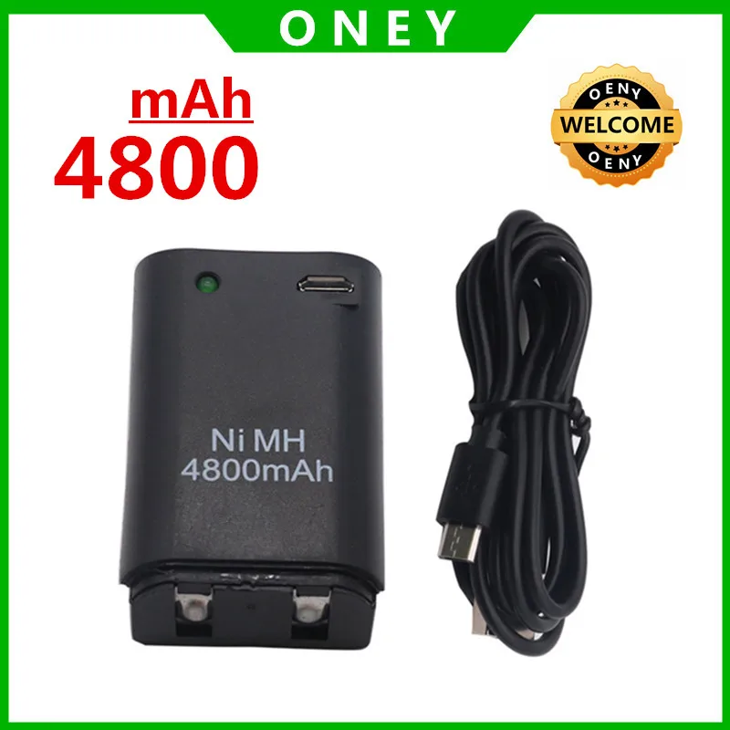 OENY 4800 мАч запасные батареи для Microsoft Xbox 360 Xbox360 беспроводной игровой контроллер