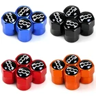 4 шт. новые колпачки клапанов автомобильных шин из алюминиевого сплава, колпачки для стеблей воздушных шин, чехол для fiat 500 2007  2015, Стайлинг автомобиля