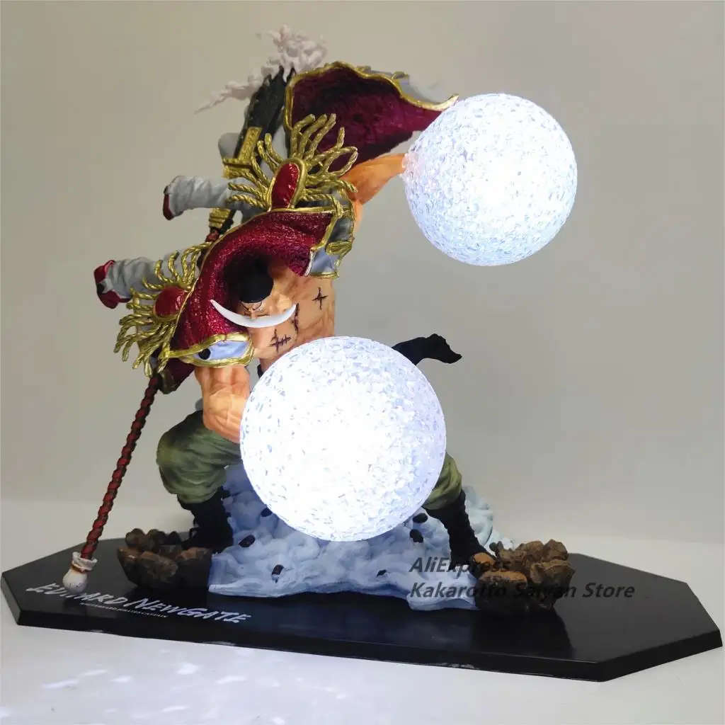 Экшн фигурка Эдвард Ньюгейт из ПВХ со светодиодным ударным эффектом аниме белой