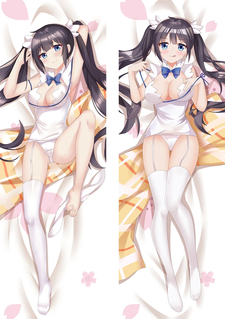 

2021-March Anime Is It Wrong to Try to Pick Up Girls in a Dungeon Dakimakura Pillow case Hugging Body Pillow Cover Case