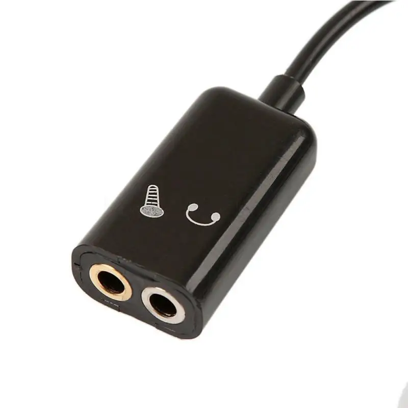 Аудиокабель для наушников Y Splitter Dual Audio Line 3 5 мм гарнитура Jack адаптер