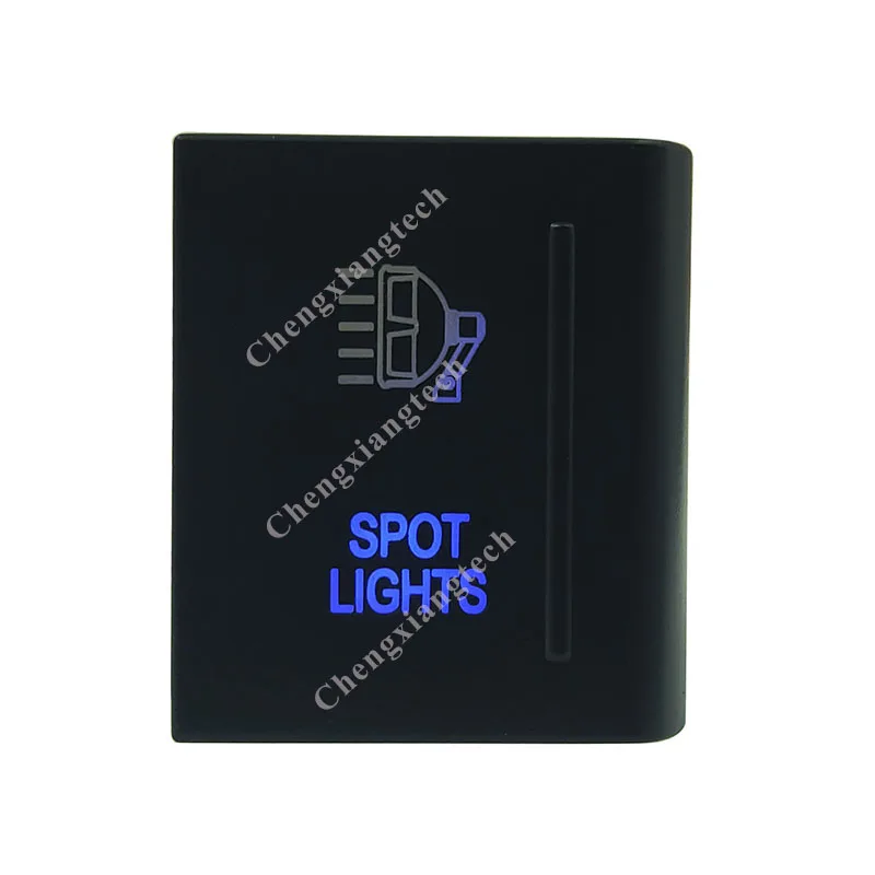 Синие светодиодные точечные светильники автомобильный кнопочный выключатель