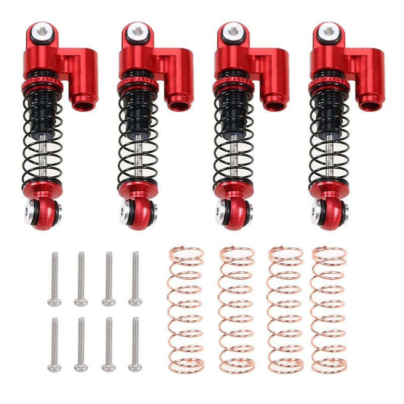 

for Axial SCX24 90081 1/24 RC Crawler Car Metal Adjustable Shock Absorbers Damper Set Upgrade Parts Accessories