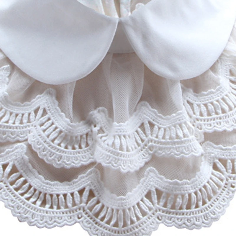 

Women Double Layer Lace Chiffon Lapel False Collar Scalloped Edge Solid Color Detachable Necklace Choker Shawl Capelet F19 21