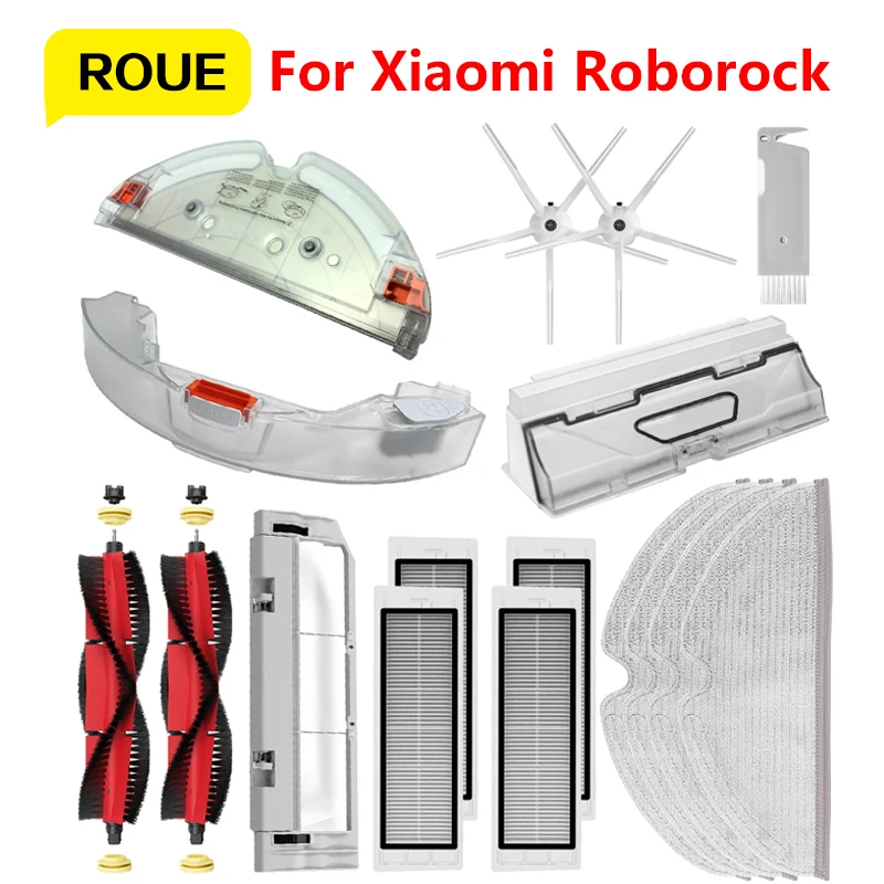 

Детали для пылесоса детали для Xiaomi Roborock S5 Max S6 Maxv S6，расходники на робот xiaomi，mi robot vacuum mop essential，фильтры для пылесосов,щетки для робот пылесос,...