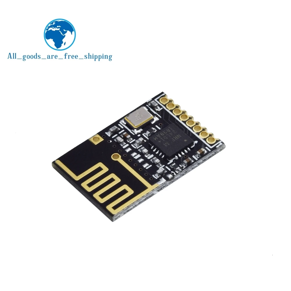 Завеса NRF24L01+ беспроводной модуль передачи данных 2,4G/NRF24L01 Обновление версии 2 Мбит/s NRF24L01 гнездо адаптера пластины доска - Цвет: NRF24L01 SMD