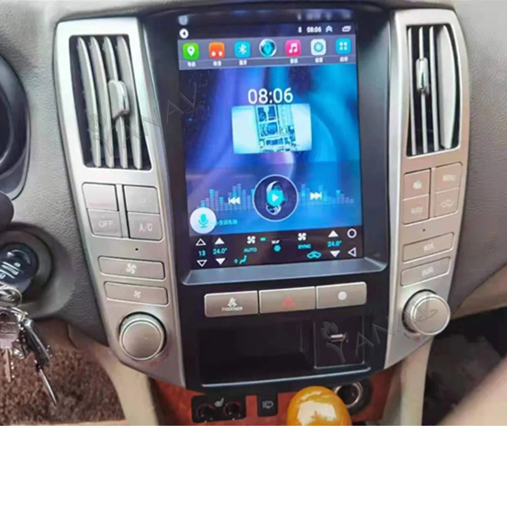 

For Lexus RX RX300 RX330 RX350 RX400 2002-2008 Android Car Radio 10.4 inch GPS Navigation Stereo Receive Multimedia MP3 Player