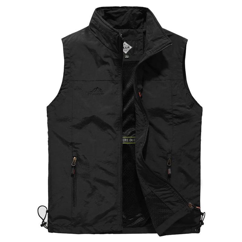 Летний сетчатый жилет для мужчин качественный мужской рыбалки на открытом