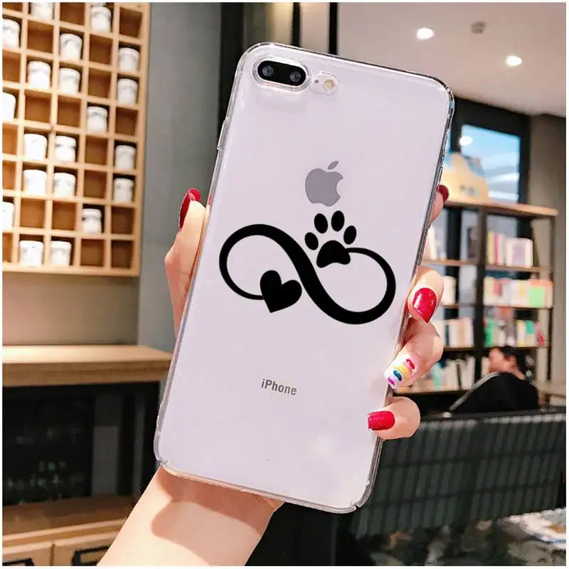 heart dog puppy love phone case for iphone x xs max 6 6s 7 7plus 8 8plus 5 5s se 2020 xr 11 11pro max clear funda cover free global shipping