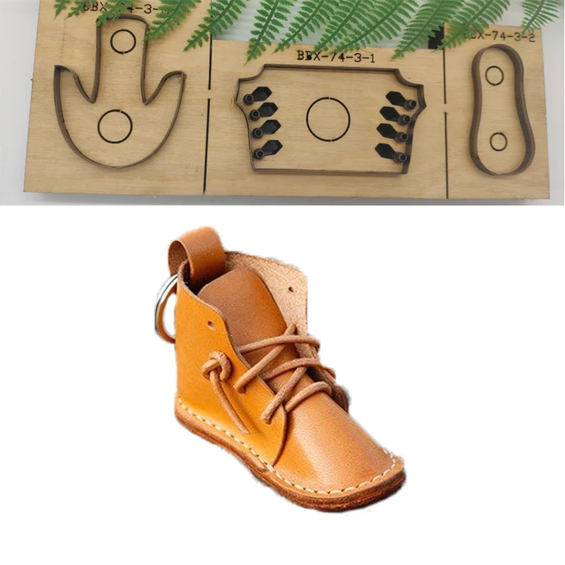 Японское стальное лезвие штамп Мини Милая обувь кольцо для ключей режущая форма