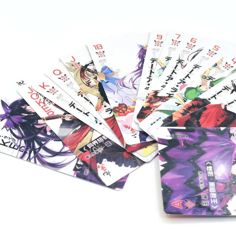 Настольная бумага для игры в покер с рисунком из аниме DATE A LIVE Tokisaki Kurumi - купить по