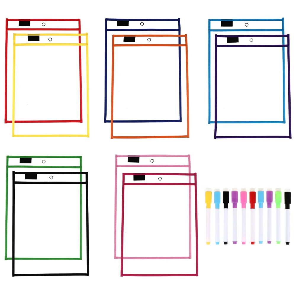 

30 Pcs 1 Set Waterproof File Folders Bill Folders Document Folders (Green)