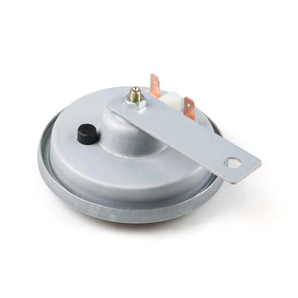 Электрический 12V 105dB воздушный рожок Алюминий Катушки Серебро громкий трубы для