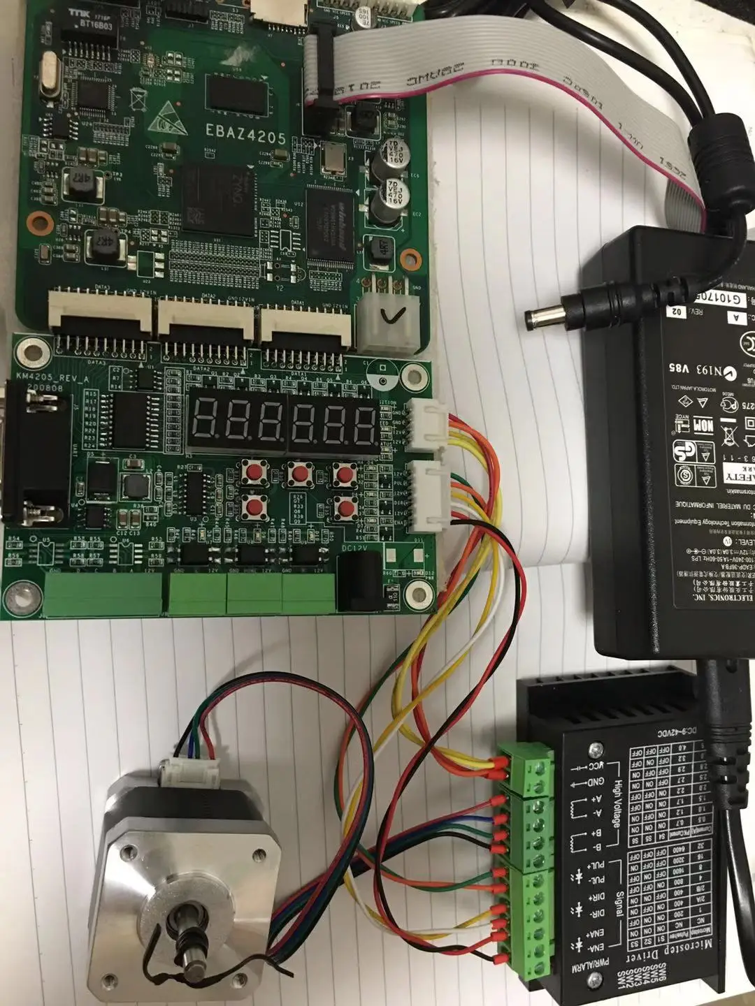 Макетная плата Fpga макетная Xilinx Zynq управление движением шаговый двигатель |