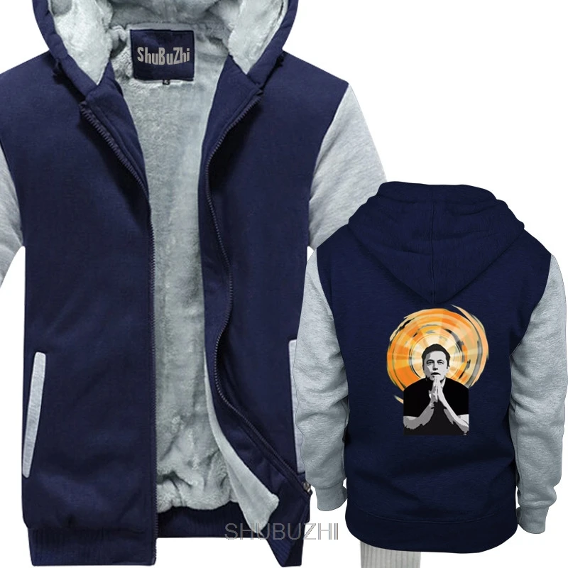 

Elon Musk hoody In Elon Musk We Trust hoodies Funny Casual Men hoody Oversize casual Winter thick jacket warm coat sbz8070