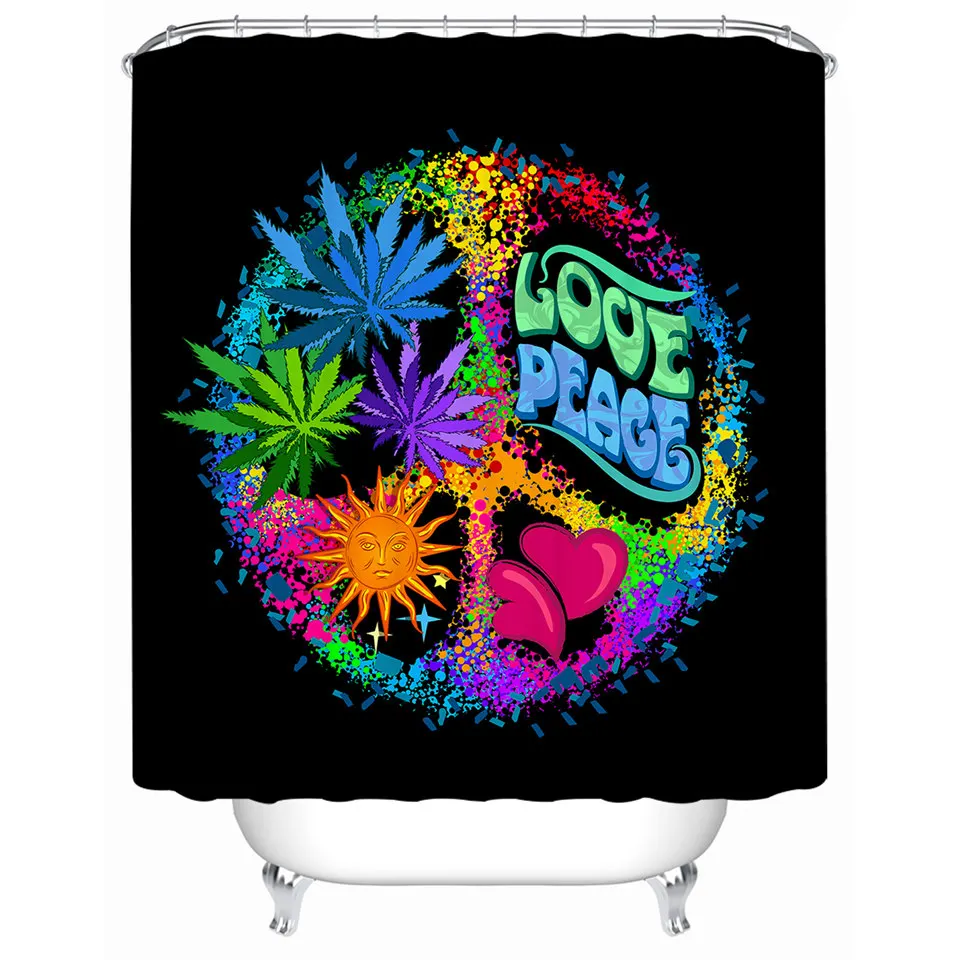 Декоративная занавеска для душа BeddingOutlet водонепроницаемая из полиэстера с