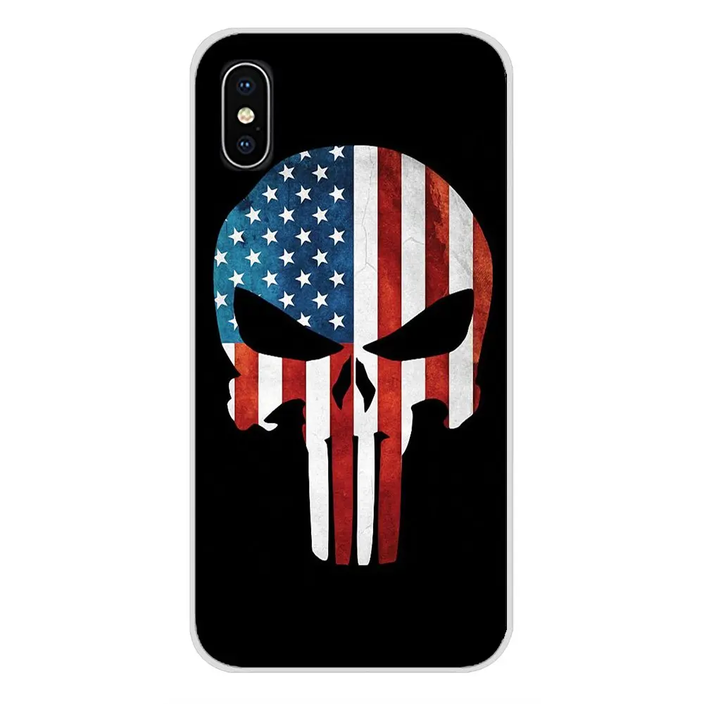 Accessories Phone Cases Covers Blue Line American US Flag For Xiaomi Redmi 4A S2 Note 3 3S 4 4X 5 Plus 6 7 6A Pro Pocophone F1 | Мобильные