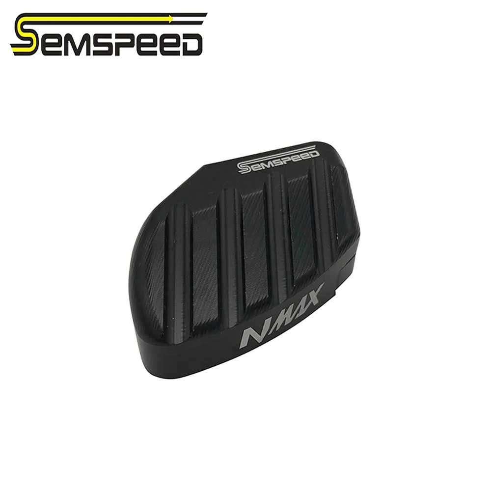 SEMSPEED Мотоцикл с ЧПУ Логотип NMAX 155 125 150 NMAX155 Sidestand ножка боковая подставка расширение Подставка пластина опорная площадка для YAMAHA