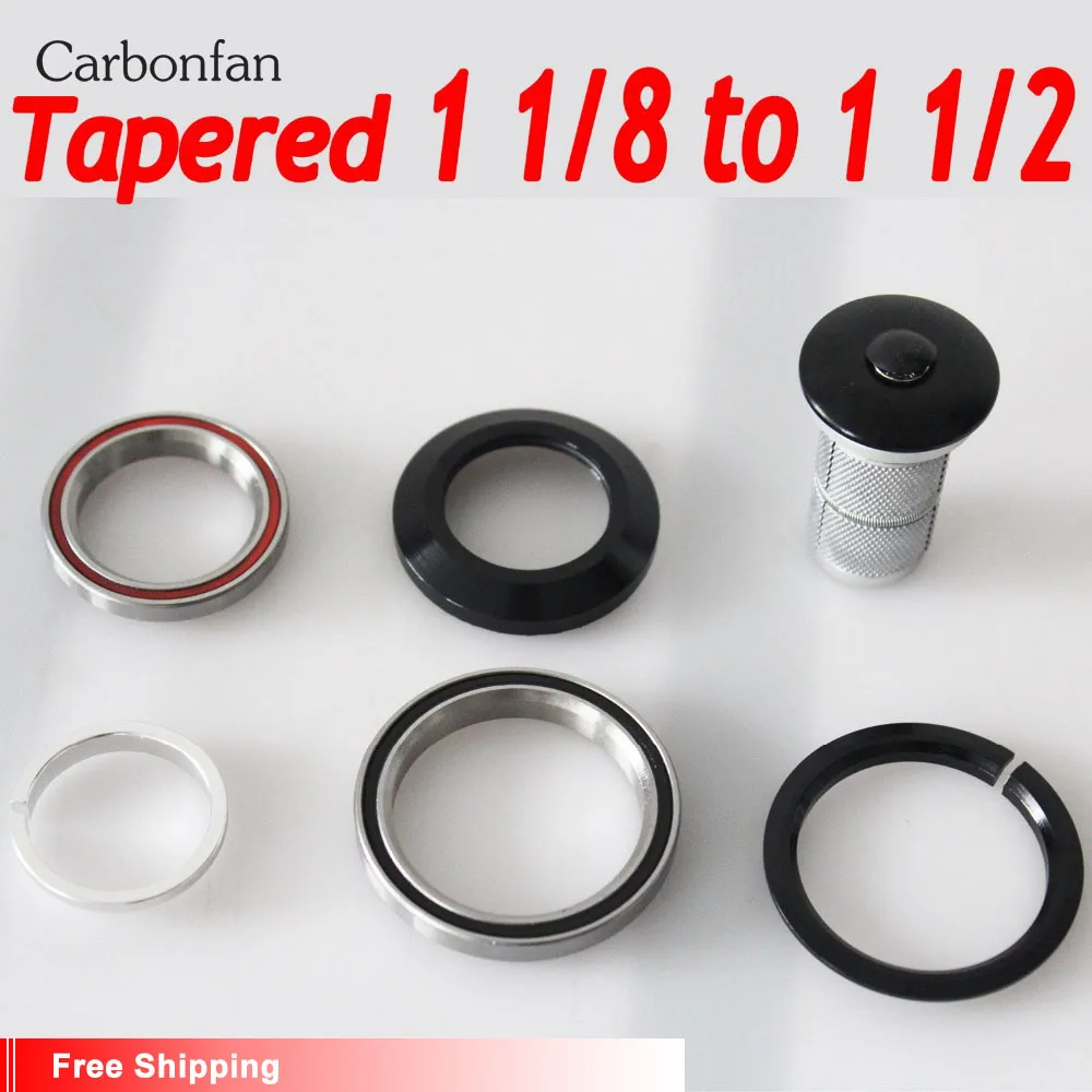 Carbonfan Бесплатная доставка расширитель крышка Neco Гарнитура 1 1/8 ''до 1/2&quot 5