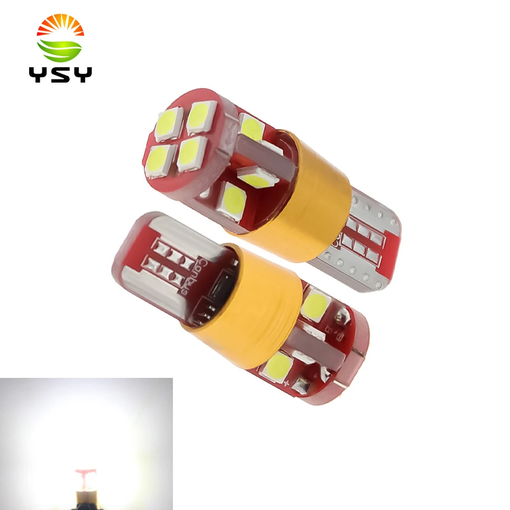 

2PCS T10 3030 SMD 12 LED 194 501 W5W Canbus Error Free Car Auto Clearance Light Parking Lamp Interior Lights DC 12V/24V