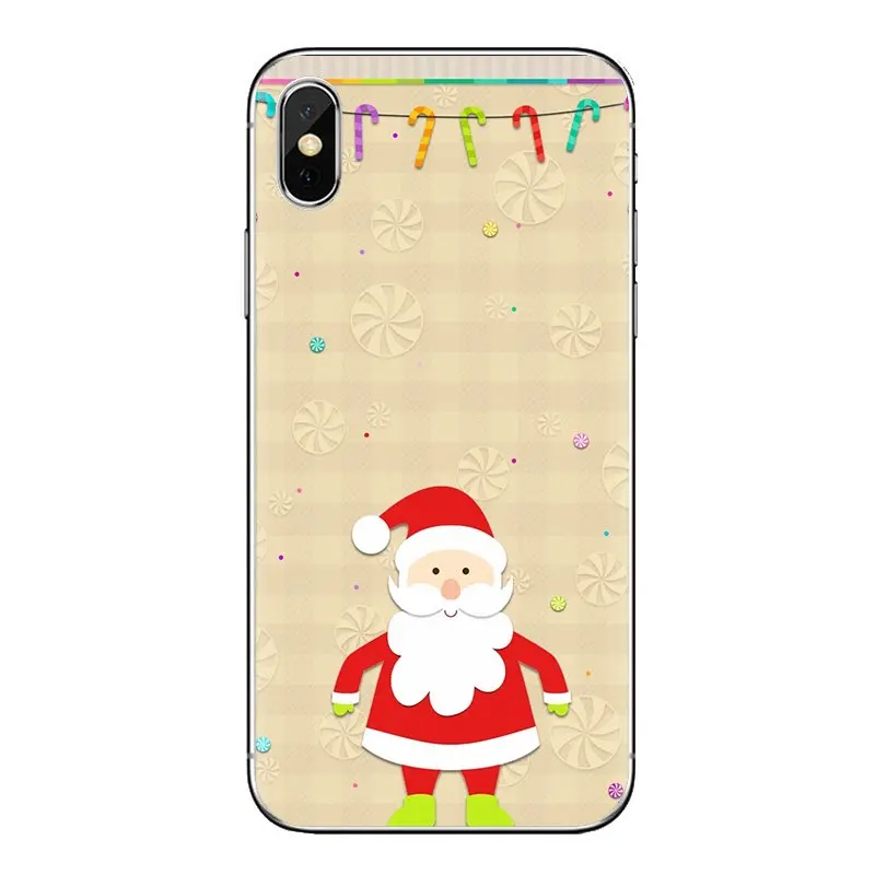Рождественский Санта-Клаус для Xiao mi 6 A1 Max x 2 5X 6X Red Note 5 5A 4X 4A A4 4 3 Plus Pro мягкие