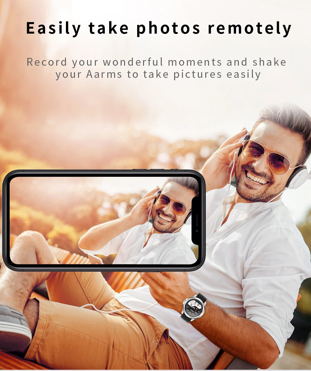 Смарт-часы S11 с круглым экраном водостойкие IP68 длительный режим ожидания - купить