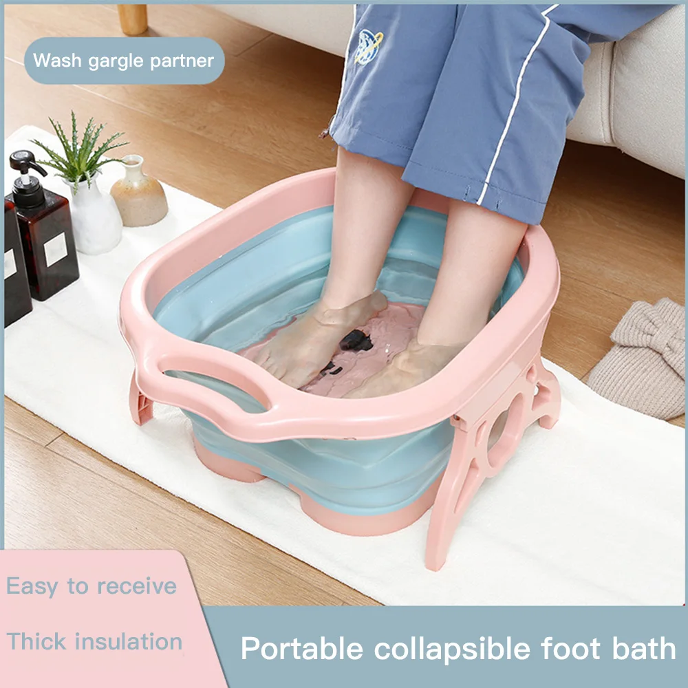Домашнее ведро для замачивания ног водонепроницаемый складной бассейн