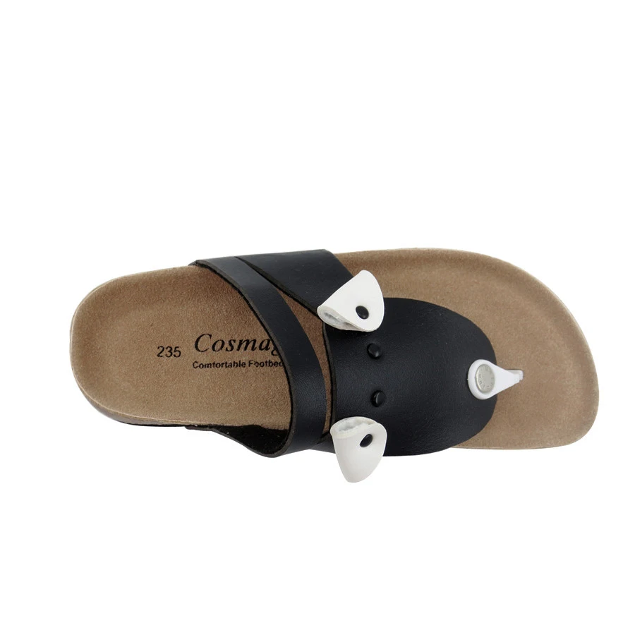 Женские мультфильм щенка пробковые вьетнамки тапочки 2017 Новая мода Летние