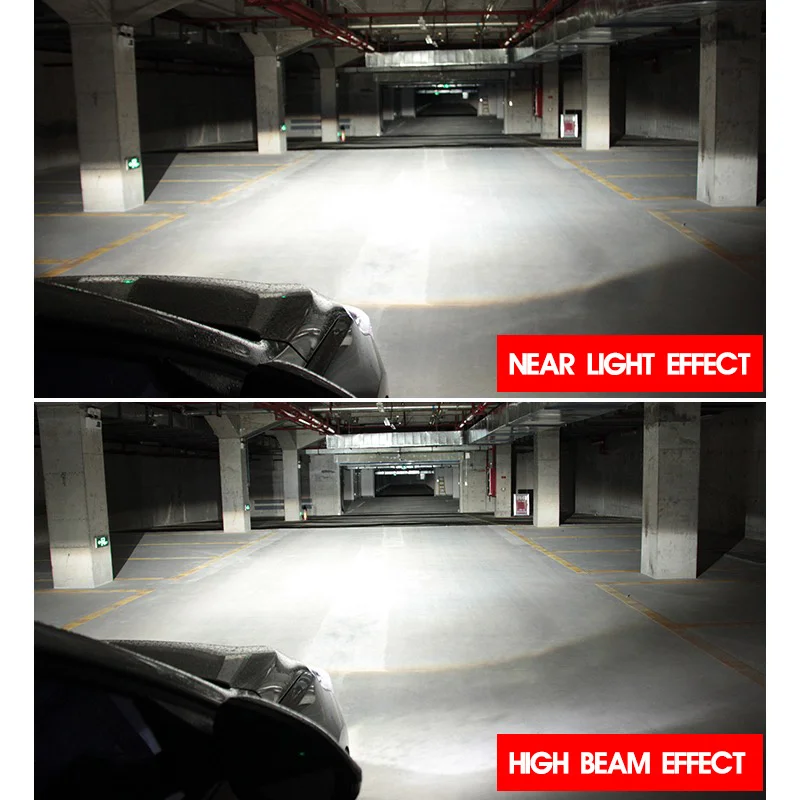 

Pair 48W 6500K COB LED H4 H7 H11 H8 H1 H3 12-24V Headlight Bulbs 6500LM 9005 9006 Car Headlamp Auto LED Light