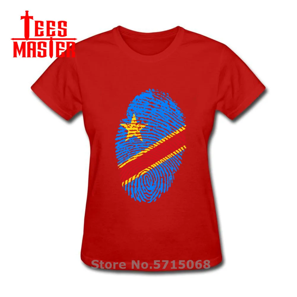 Новинка Флаг Конго Мужская футболка с отпечатком пальца женские футболки