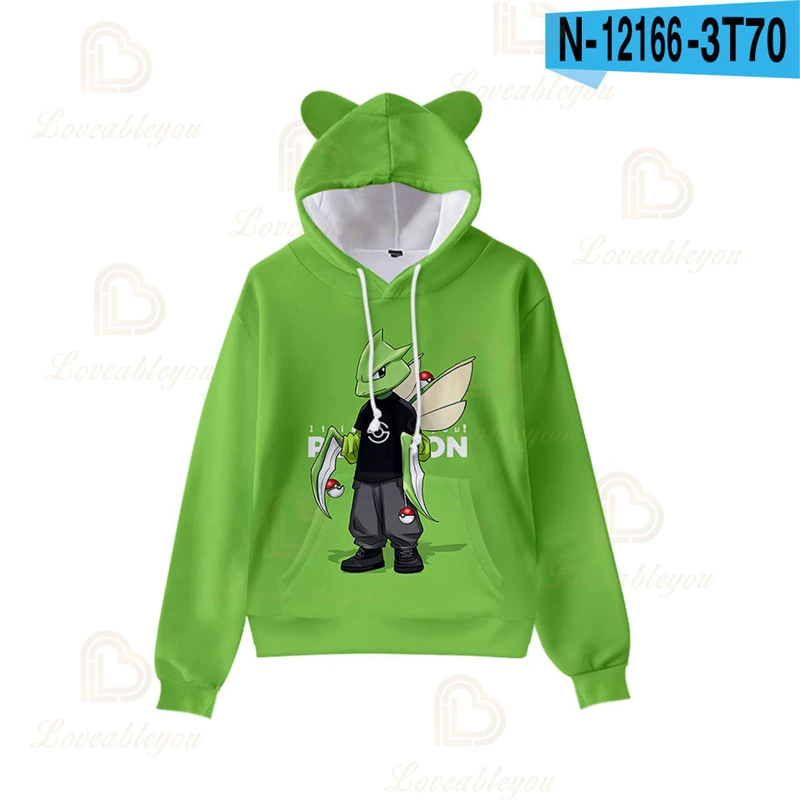 Hoodies Sweatshirt Spring Autumn Harajuku Hoodie for Kids Cosplay Costume Creative Pokemon Sword and Shield 3D Casual Hooded | Мужская