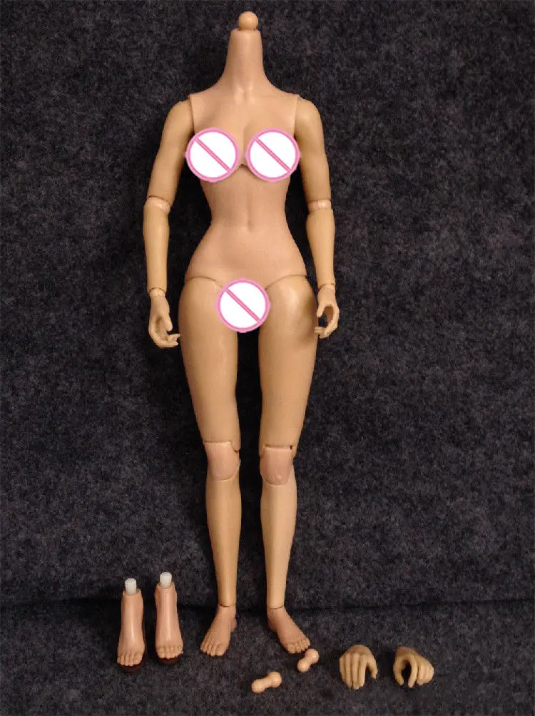 1/6 Female Suntan Skin Figure Body Model W/Replaceable Feet&ampHands Toy For 12'' KUMIK CG CY Girl Doll | Игрушки и хобби