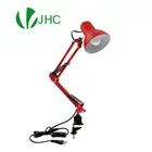 Гибкая светодиодная настольная лампа для дома и офиса, современный металлический архитектурный Регулируемый складной светильник для чтения