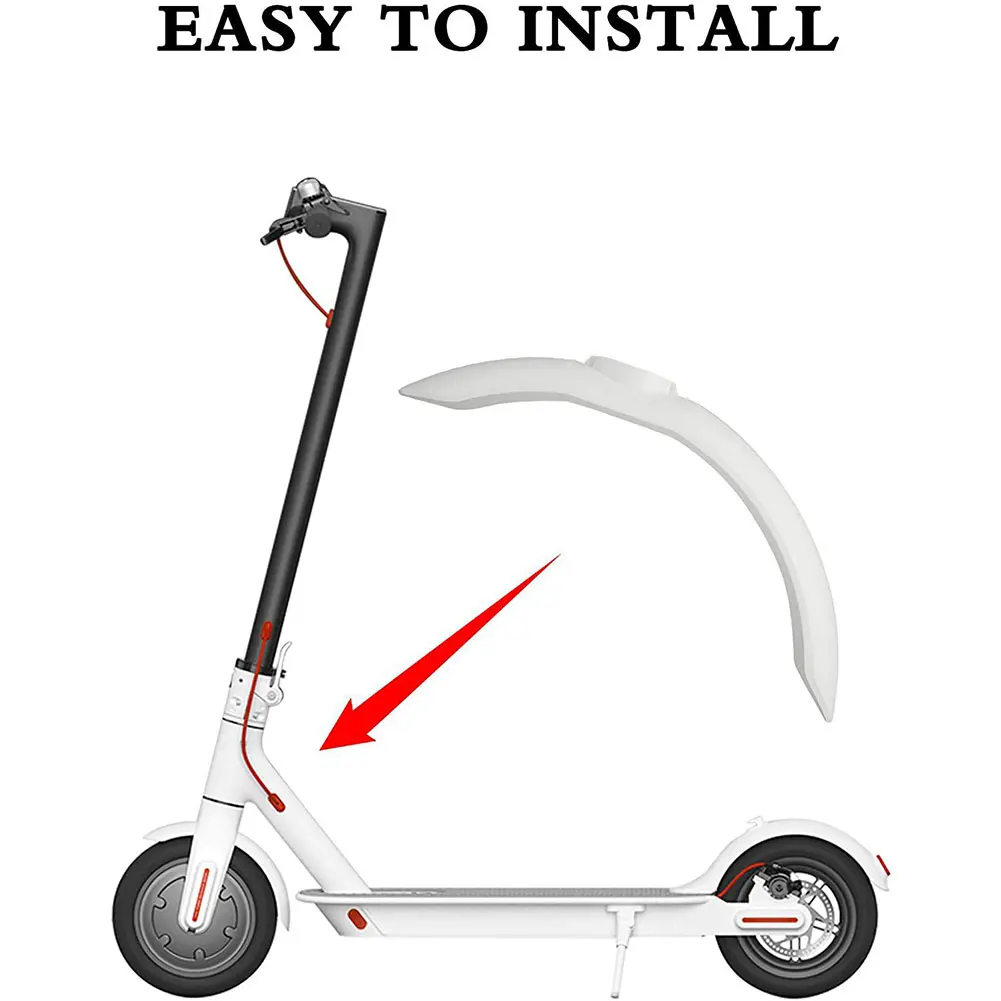 

Electric Scooter Front Mudguard Replacement Part Mud Fender Guard Skateboard Fenders Compatible With Xiaomi M365/PRO Accessories