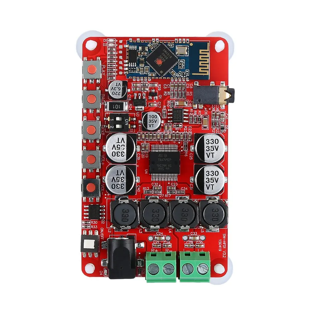 TDA7492P усилитель мощности плата аудио приема цифровой Csr4.0 Hf01 прочный красный цвет |