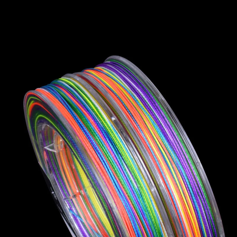

100M Fishing Line 8 Strands Multicolour PE Braided Anti-bite Multifilament abrasion resistance Fishing Rope