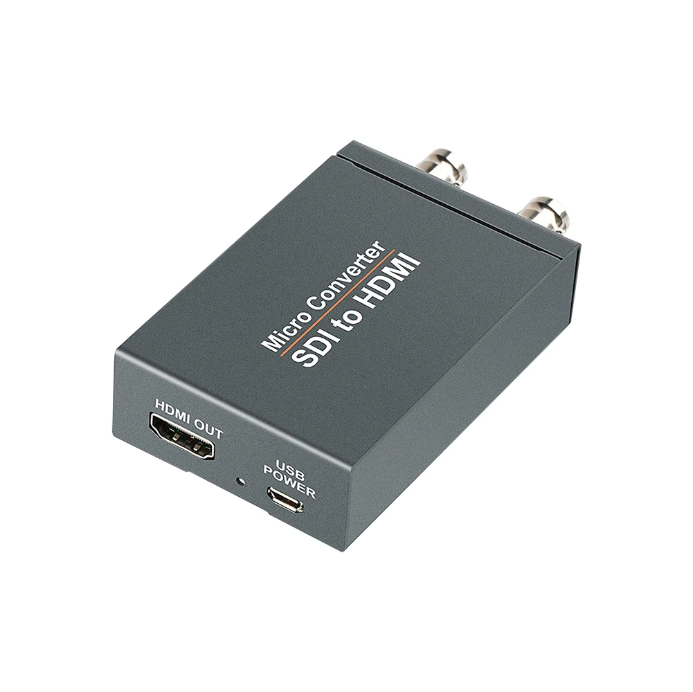 SDI к HDMI/HDMI к SDI с питанием мини 3g HD SD-SDI видео микро Конвертер адаптер с аудио Автоматическое определение формата для камеры