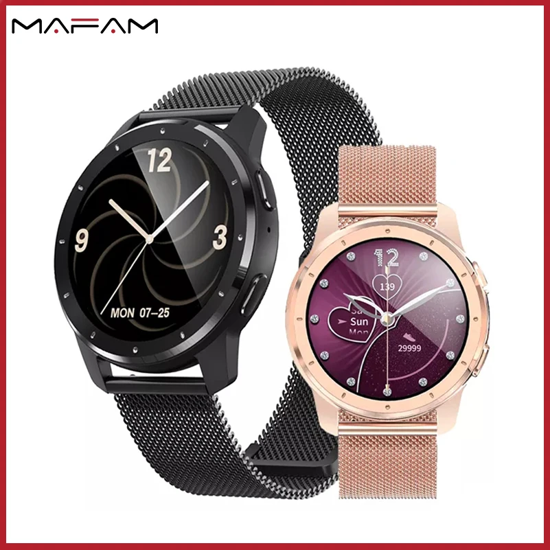 

MAFAM MX11 Smartwatch Lover Watches Men Bluetooth Dial Music Women's Vintage Watches Pedometer Heart Rate Sleep Monitor PK GTS 2