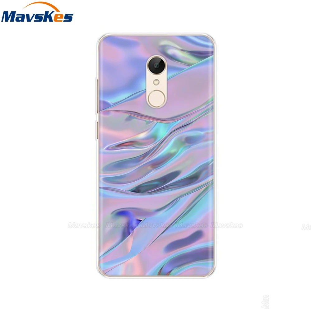 39 Для Xiaomi Redmi 5 чехол на телефон чехол Redmi 5 Plus силиконовый чехол для Funda xiomi Xiaomi Redmi 5 plus 5 Capas Redmi5 чехол бампер - Цвет: 39