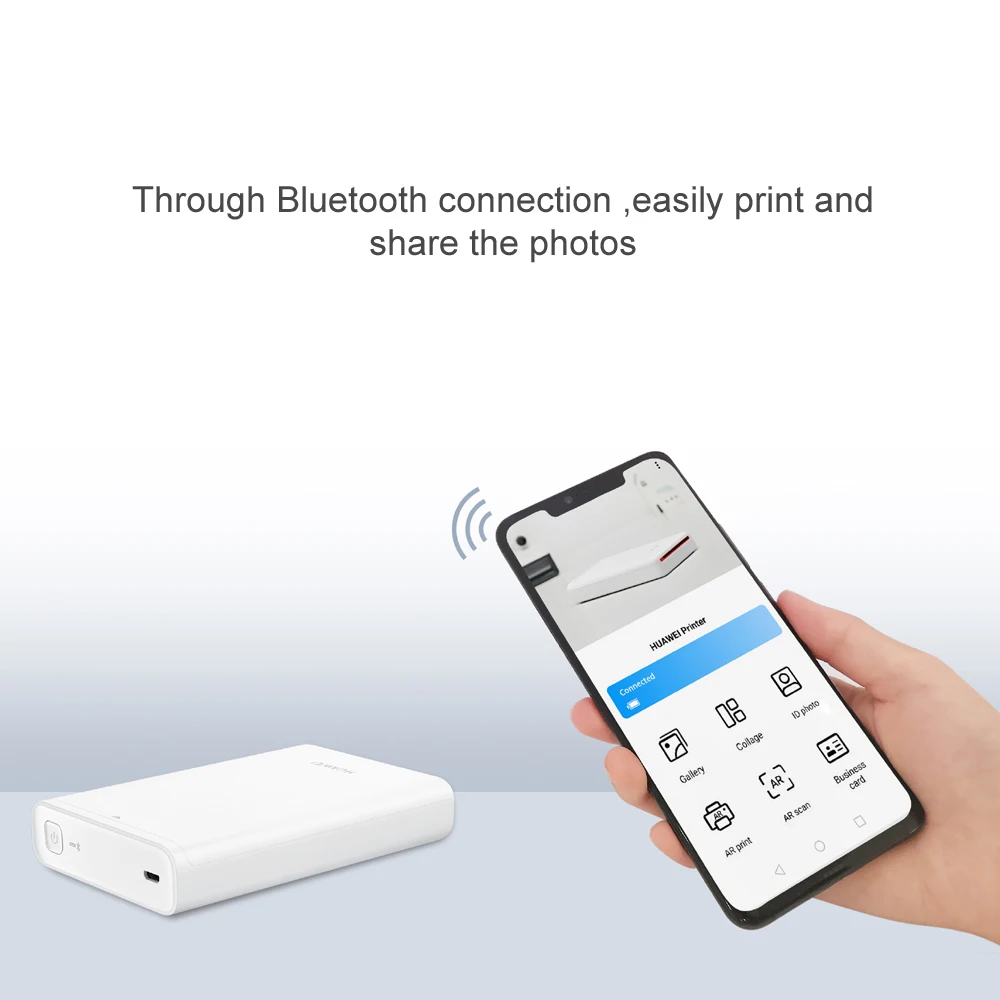 Huawei Карманный фотопринтер мобильный телефон фотопринтер мини фотопринтер DIY фотопринтеры
