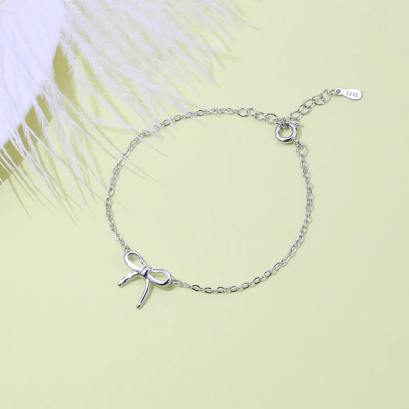 Простой небольшой свежий девушка лук браслет женский темперамент студента