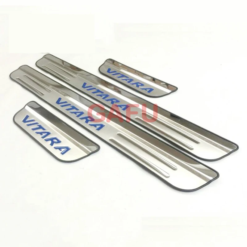 Автомобильные аксессуары для Suzuki Vitara Накладка порога пороги из нержавеющей