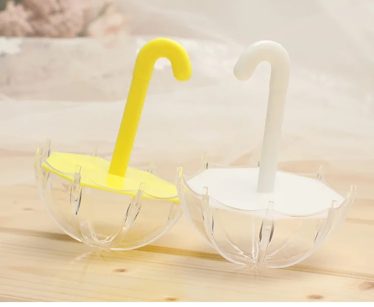 Пластиковые коробки для конфет в форме зонта милые упаковочные детского душа