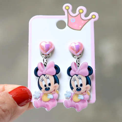 Детские серьги-клипсы Холодное сердце из мультфильма Диснея детские без