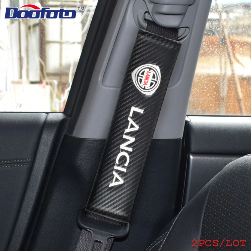 Doofoto Накладка для ремня безопасности автомобиля Lancia Delta Ypsilon Lybra Musa Kappa Voyager